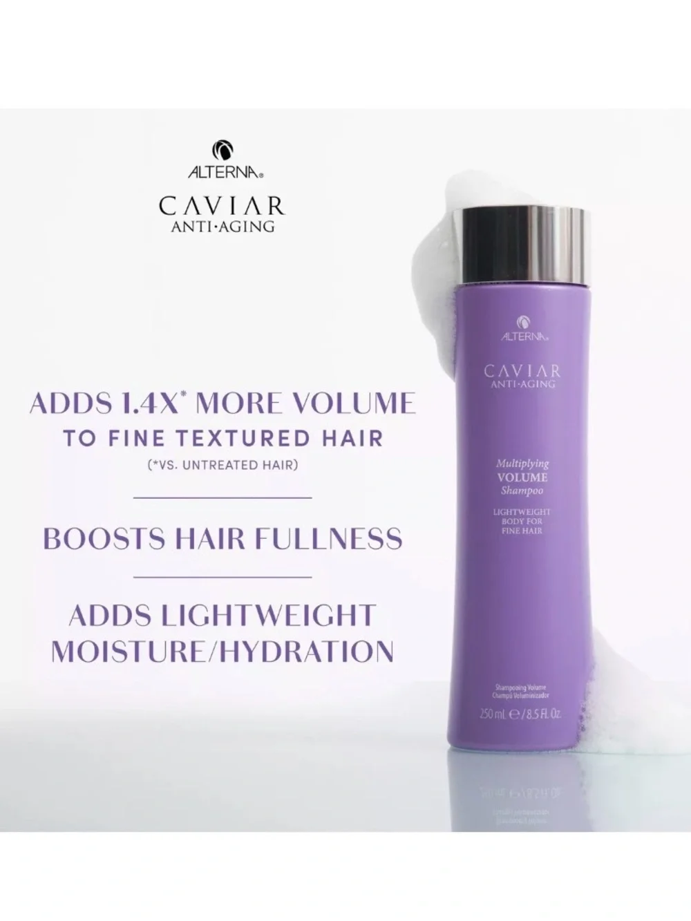 Alterna Caviar Anti-Aging Multiplying Volume Shampoo 8.5 oz NEW